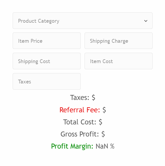 Profit Margin Calculation