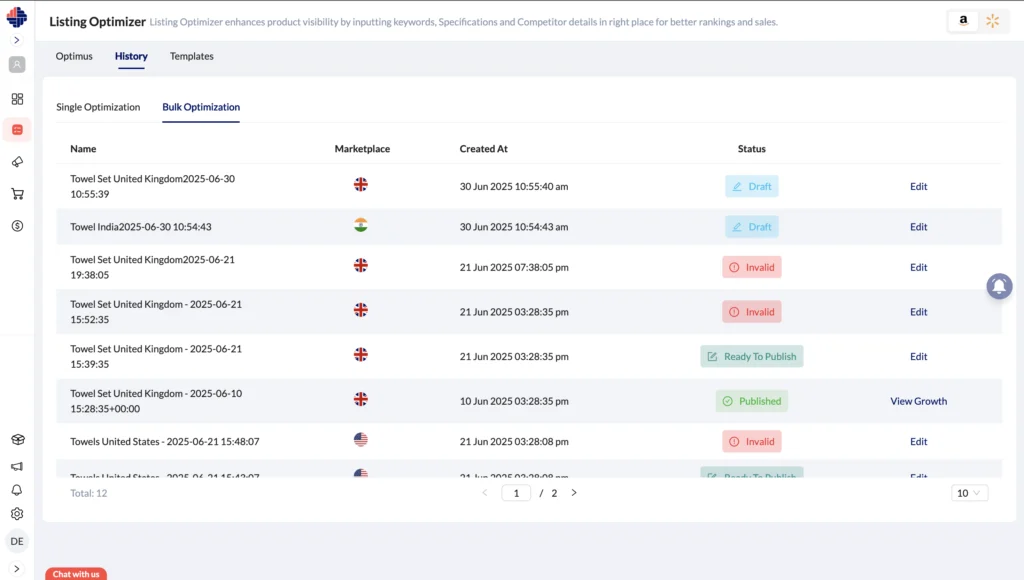 Listing Optimizer